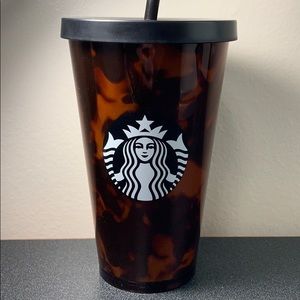 Starbucks tortoise shell tumbler 16oz